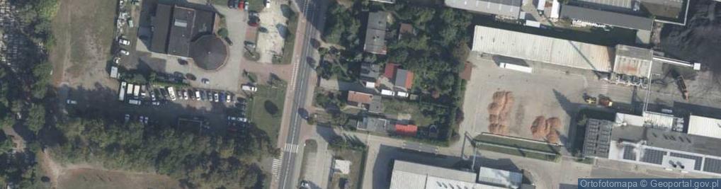 Zdjęcie satelitarne Kolejowa ul.
