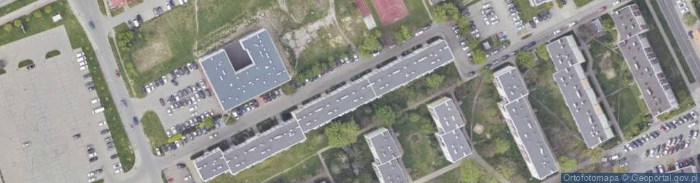 Zdjęcie satelitarne Komisji Edukacji Narodowej ul.