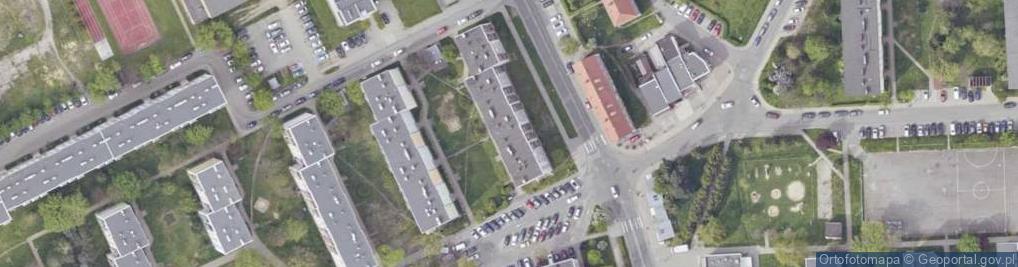 Zdjęcie satelitarne Komisji Edukacji Narodowej ul.