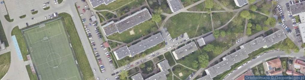 Zdjęcie satelitarne Komisji Edukacji Narodowej ul.