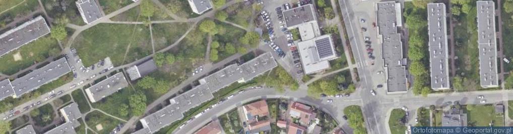 Zdjęcie satelitarne Komisji Edukacji Narodowej ul.