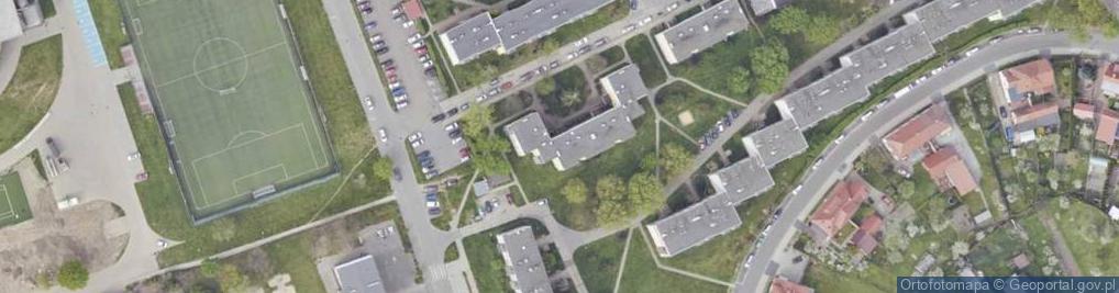 Zdjęcie satelitarne Komisji Edukacji Narodowej ul.