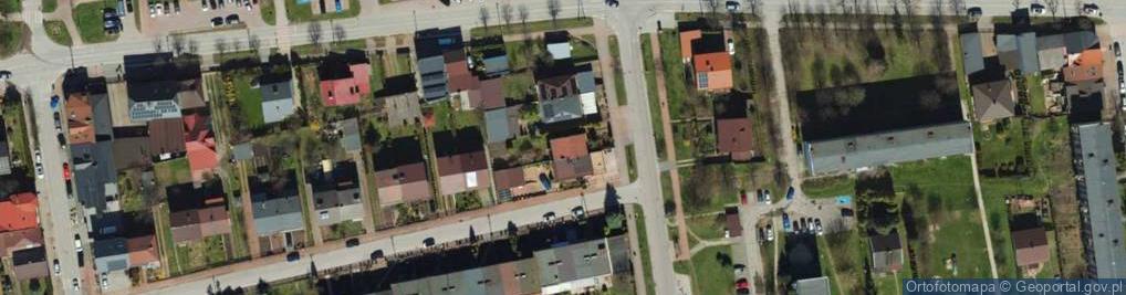 Zdjęcie satelitarne Kossaka Wojciecha ul.