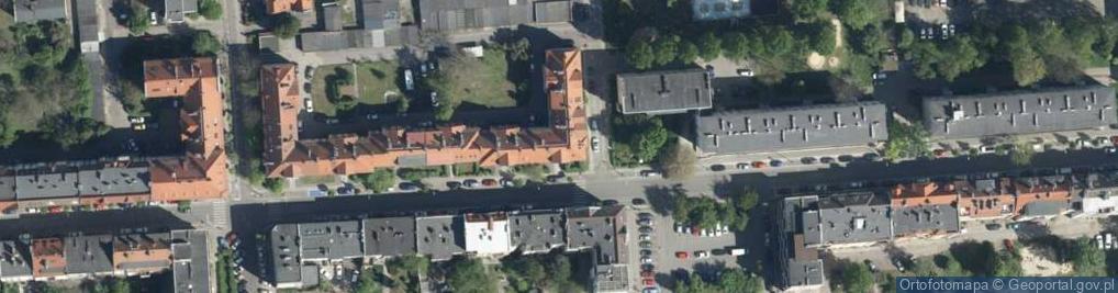 Zdjęcie satelitarne Kośnego Augustyna ul.