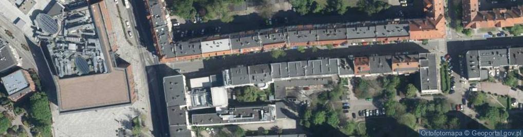 Zdjęcie satelitarne Kośnego Augustyna ul.