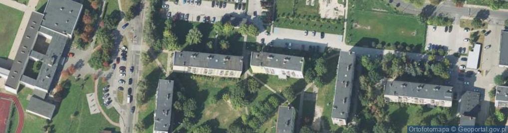 Zdjęcie satelitarne Komuny Paryskiej ul.