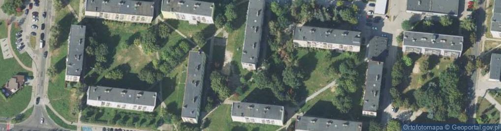 Zdjęcie satelitarne Komuny Paryskiej ul.