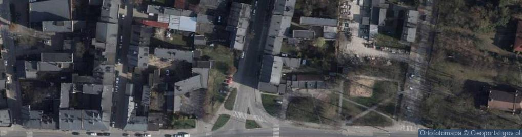 Zdjęcie satelitarne Konstantynowska ul.