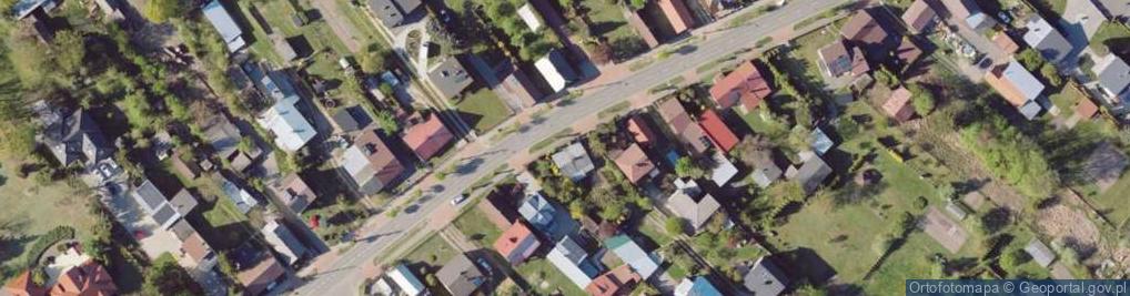 Zdjęcie satelitarne Kolejowa ul.