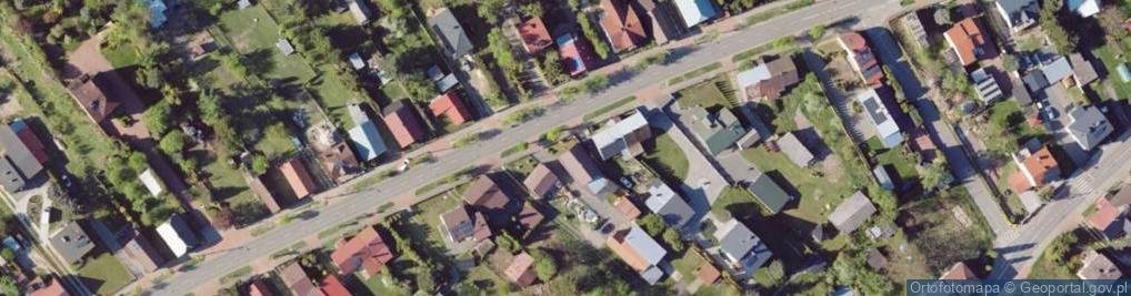 Zdjęcie satelitarne Kolejowa ul.