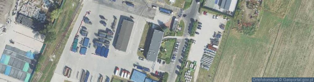 Zdjęcie satelitarne Komunalnych ul.