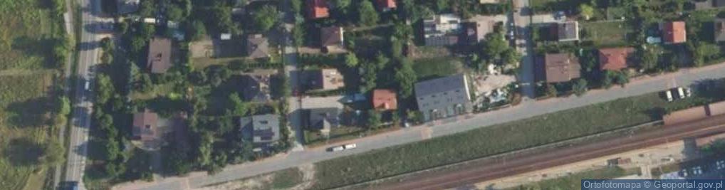 Zdjęcie satelitarne Kolejowa ul.