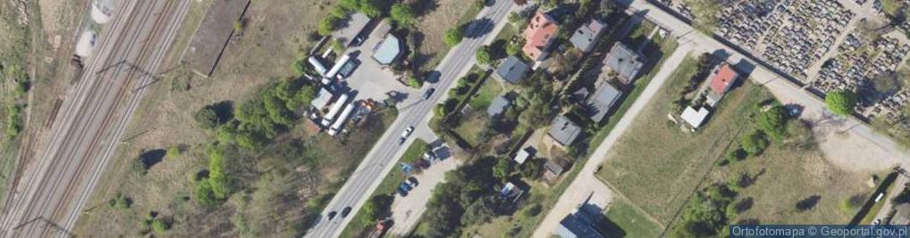 Zdjęcie satelitarne Kolejowa ul.
