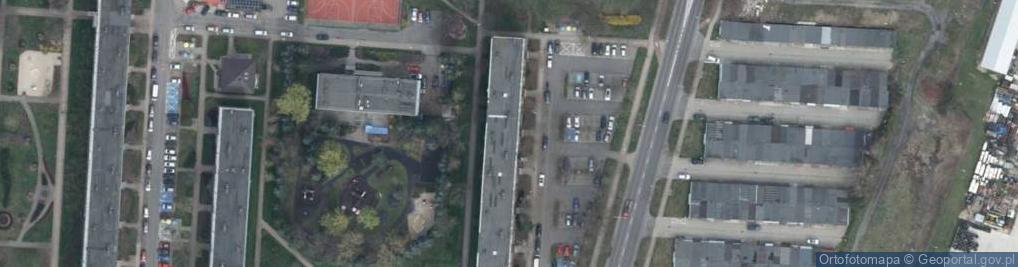 Zdjęcie satelitarne Kolejowa ul.