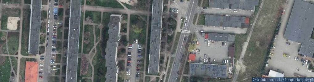 Zdjęcie satelitarne Kolejowa ul.