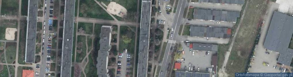Zdjęcie satelitarne Kolejowa ul.