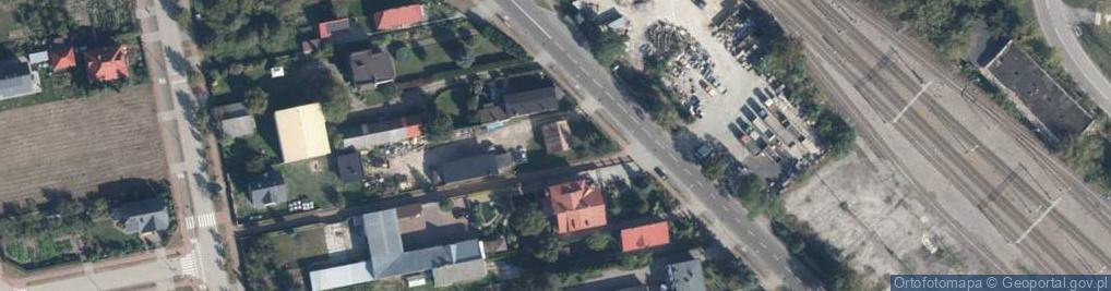 Zdjęcie satelitarne Kolejowa ul.