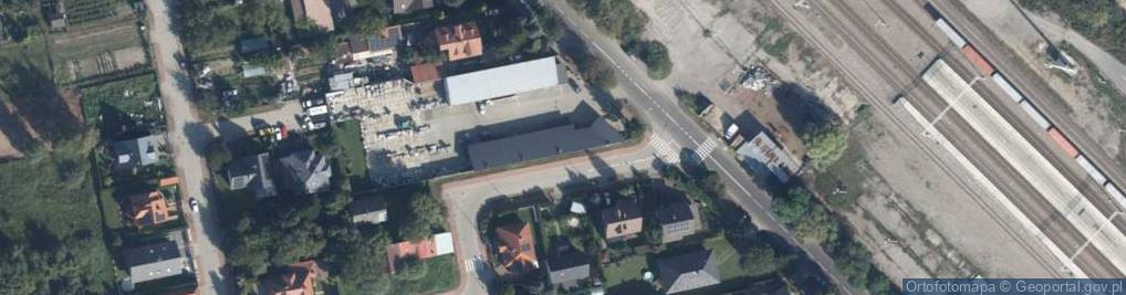 Zdjęcie satelitarne Kolejowa ul.