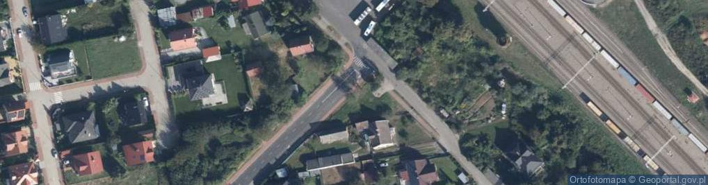 Zdjęcie satelitarne Kolejowa ul.