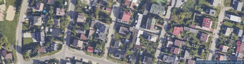 Zdjęcie satelitarne Kozia ul.