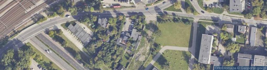 Zdjęcie satelitarne Kolejowa ul.