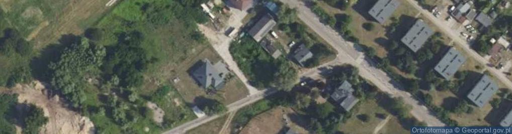 Zdjęcie satelitarne Kolonia Pod Lasem ul.