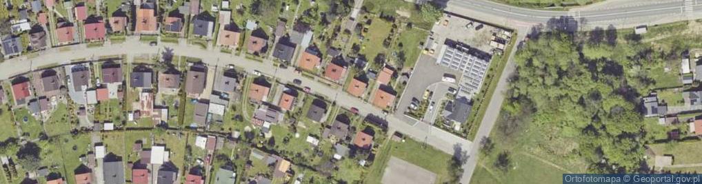 Zdjęcie satelitarne Komuny Paryskiej ul.