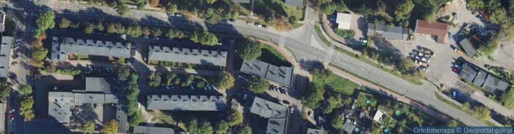 Zdjęcie satelitarne Komuny Paryskiej ul.