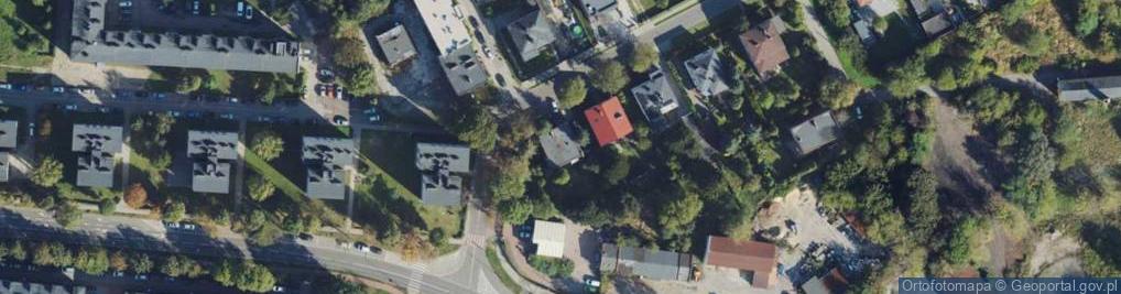 Zdjęcie satelitarne Komuny Paryskiej ul.