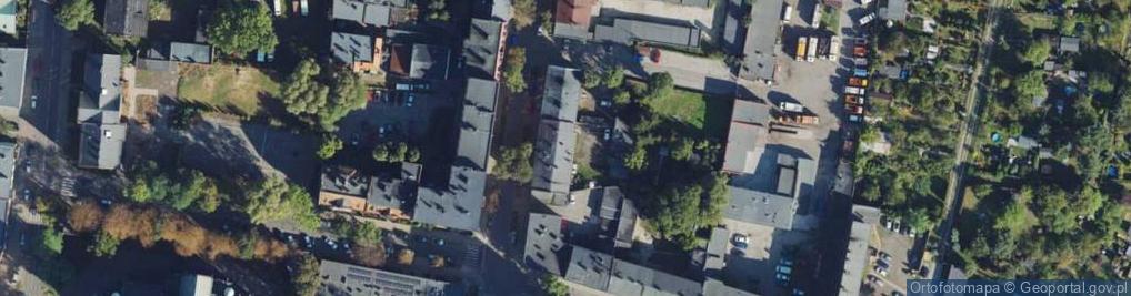 Zdjęcie satelitarne Komuny Paryskiej ul.