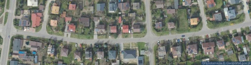 Zdjęcie satelitarne Konwaliowa ul.