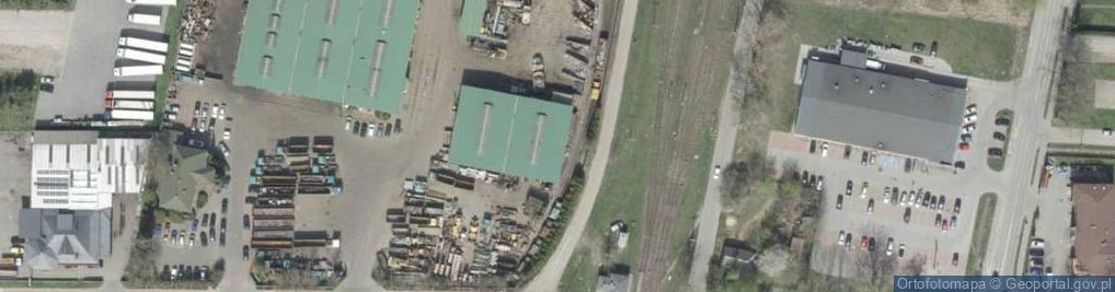 Zdjęcie satelitarne Kolejowa ul.