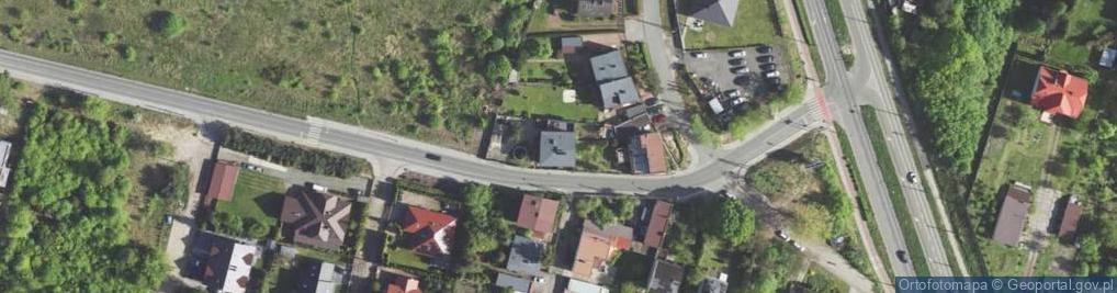 Zdjęcie satelitarne Kolonia Pod Klimontowem ul.