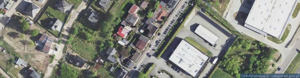 Zdjęcie satelitarne Komuny Paryskiej ul.