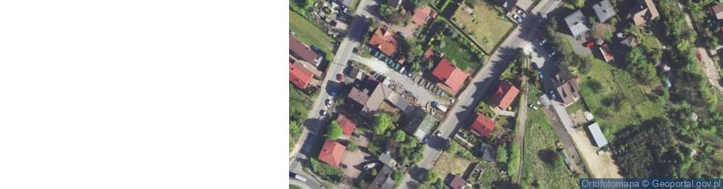 Zdjęcie satelitarne Komuny Paryskiej ul.