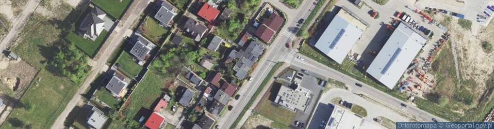 Zdjęcie satelitarne Komuny Paryskiej ul.