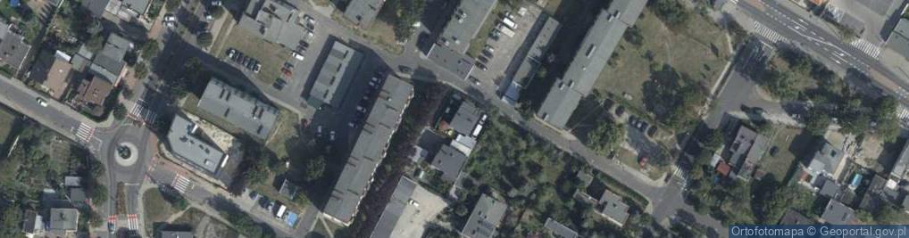 Zdjęcie satelitarne Kozierowskiego, ks. ul.