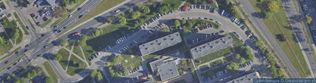 Zdjęcie satelitarne Komisji Edukacji Narodowej ul.