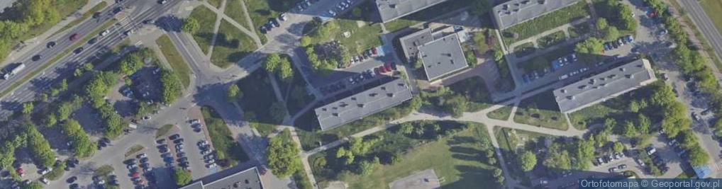 Zdjęcie satelitarne Komisji Edukacji Narodowej ul.