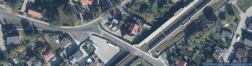 Zdjęcie satelitarne Kolejowa ul.