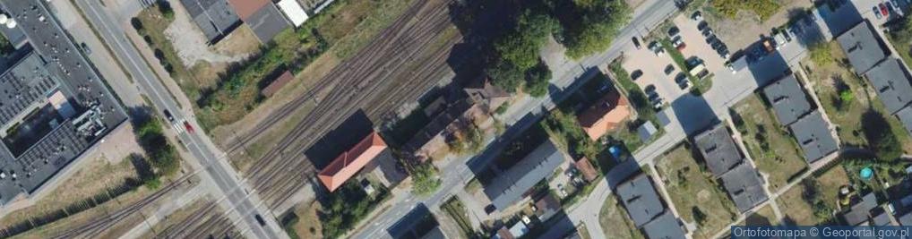 Zdjęcie satelitarne Kolejowa ul.