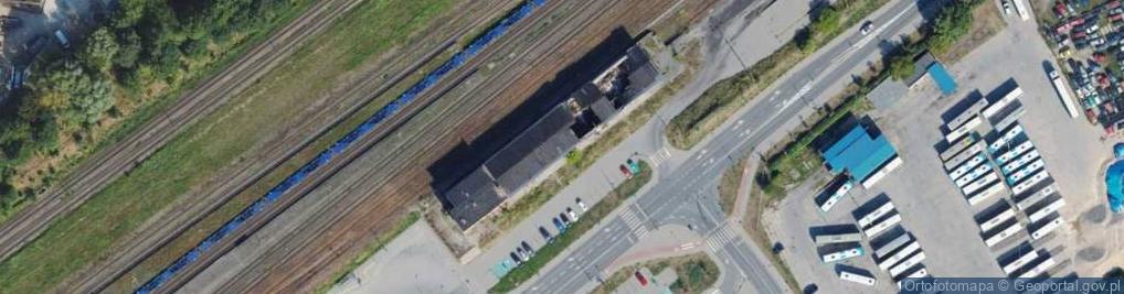 Zdjęcie satelitarne Kolejowa ul.