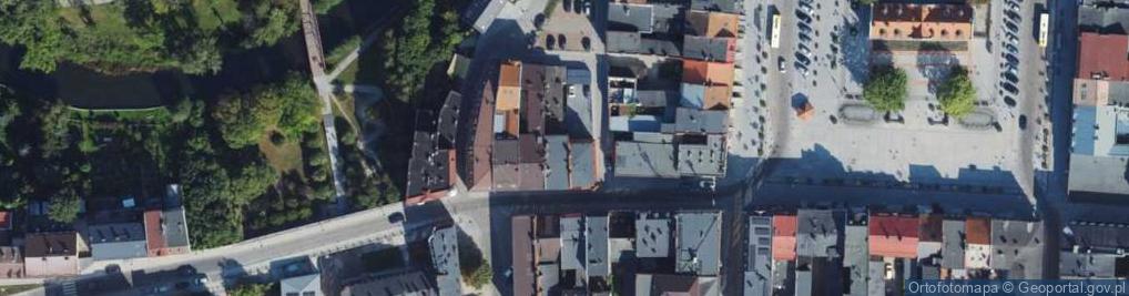 Zdjęcie satelitarne Kozia ul.