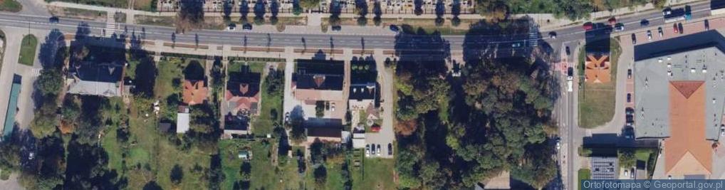 Zdjęcie satelitarne Kolejowa ul.