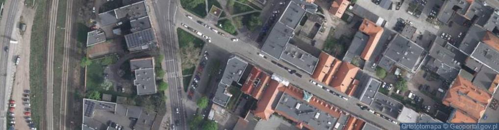 Zdjęcie satelitarne Kotlarska ul.