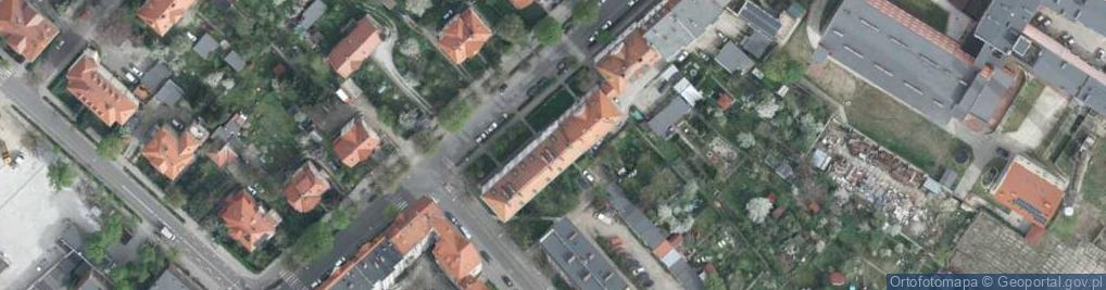 Zdjęcie satelitarne Kolejowa ul.