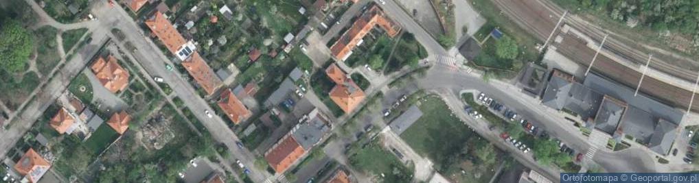 Zdjęcie satelitarne Kolejowa ul.