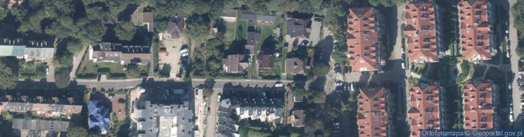 Zdjęcie satelitarne Komandorska ul.