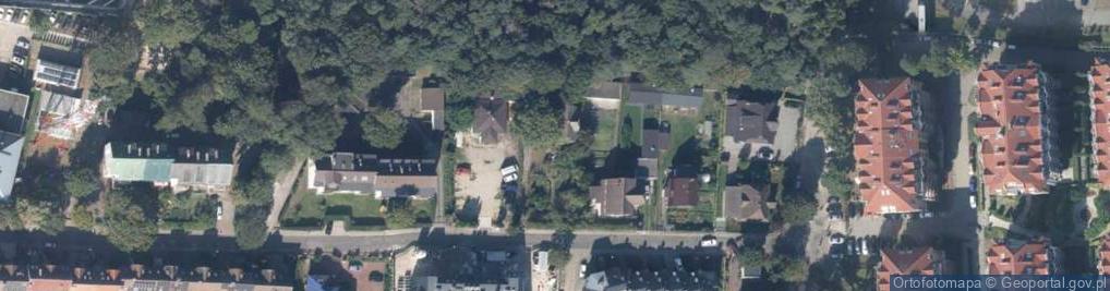 Zdjęcie satelitarne Komandorska ul.