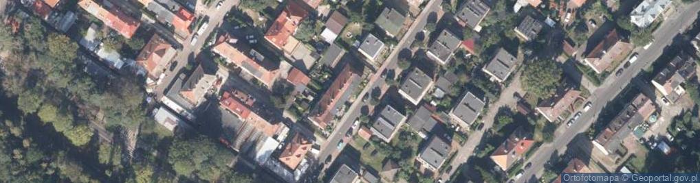 Zdjęcie satelitarne Kossaków ul.